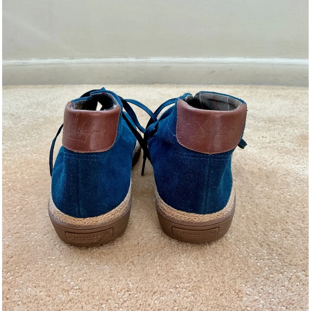 Barbour International Special Edition Rare Steve McQueen Suede Chukka Mens L10.5